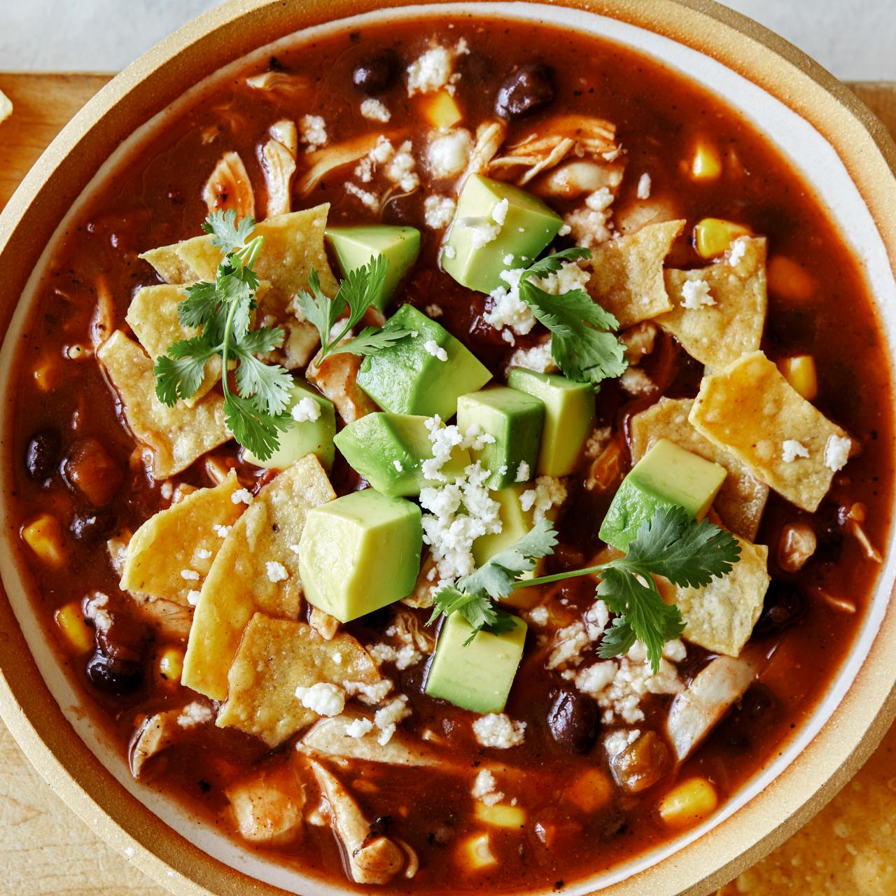 Pressure Cooker Chicken Tortilla Soup - Kitschen Cat