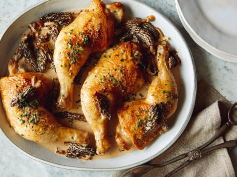 Pan-Roasted Chicken with Morel Mushroom Sauce