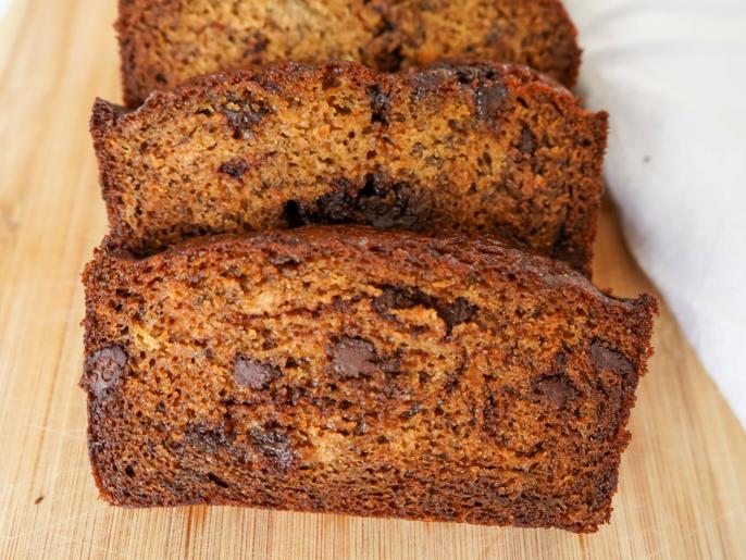 Chocolate Hazelnut Banana Bread Recipe Giada De Laurentiis Food Network