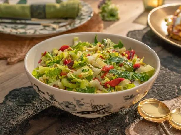Olive and Celery Salad with Roasted Red Peppers Recipe | Valerie Bertinelli | Food Network