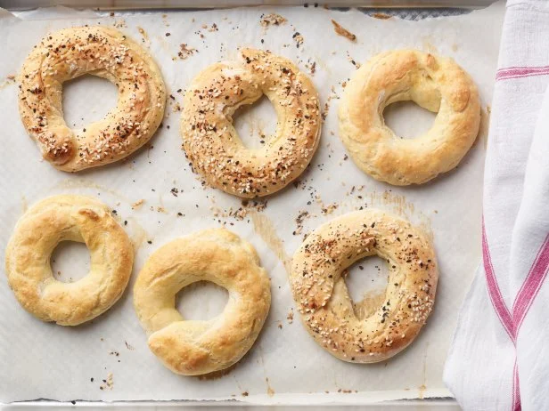 Food Network Kitchen’s 2-Ingredient Bagels, as seen on Food Network.