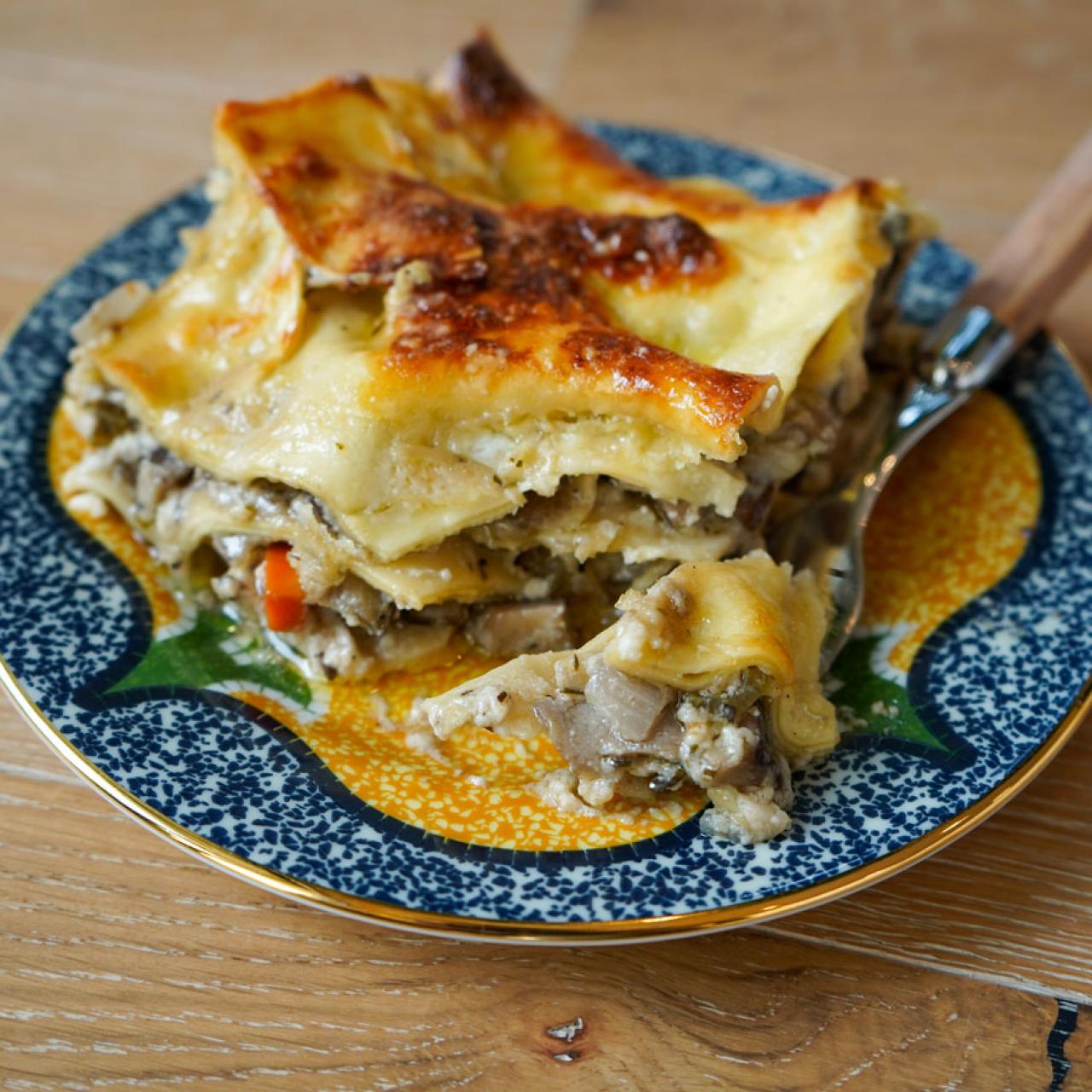 Creamy Mushroom Lasagna Recipe