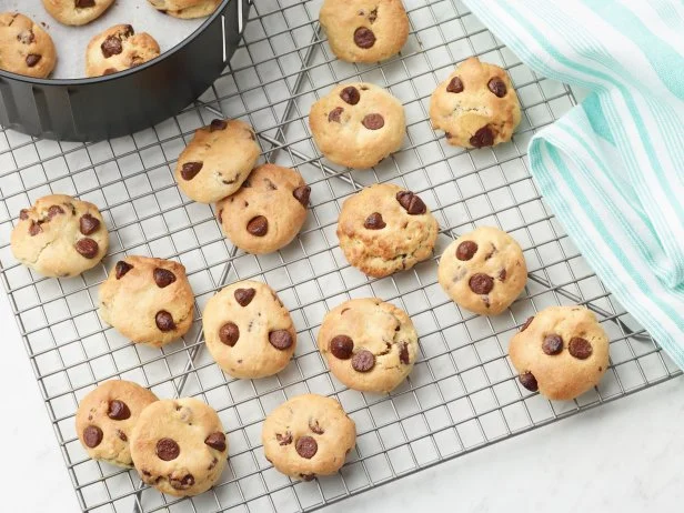 Food Network Kitchen’s Air Fryer Chocolate Chip Cookies, as seen on Food Network.