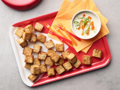 Food Network Kitchen’s Crispy Air Fryer Tofu, as seen on Food Network.