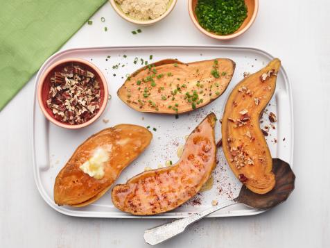 Steamed Sweet Potatoes