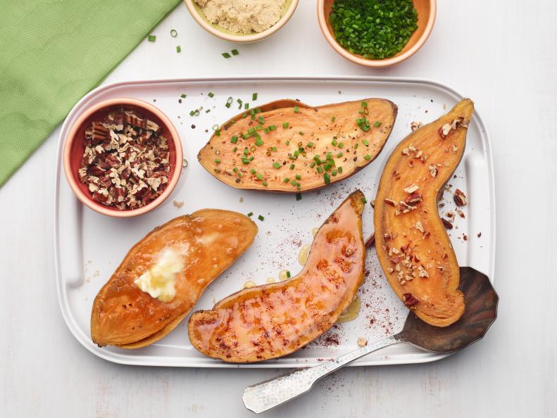 Food Network Kitchen’s Steamed Sweet Potatoes, as seen on Food Network.