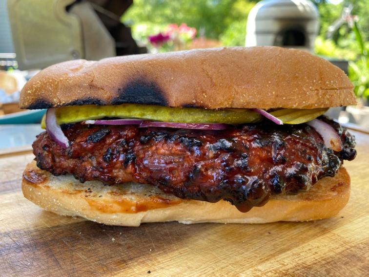 MacDaddy Mauro BBQ Boneless RiBurger Recipe Jeff Mauro Food Network
