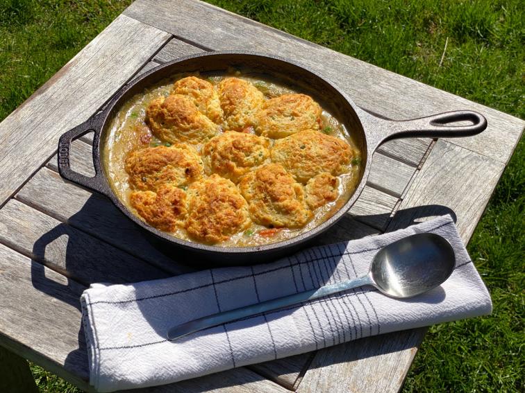CastIron Chicken and Dumplings Recipe Michael Symon Food Network