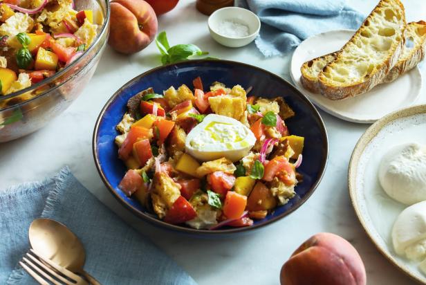 Summer Panzanella Burrata Bowl image