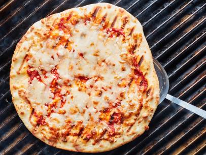 Food Network Kitchen’s 2-Ingredient Grilled Pizza Dough.