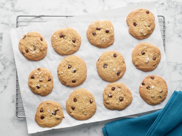 Food Network Kitchen’s Almond Flour Chocolate Chip Cookies, as seen on Food Network.