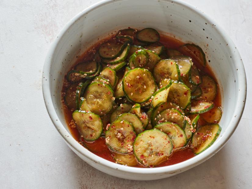 Food Network Kitchen’s Korean-Inspired Picked Cucumbers.