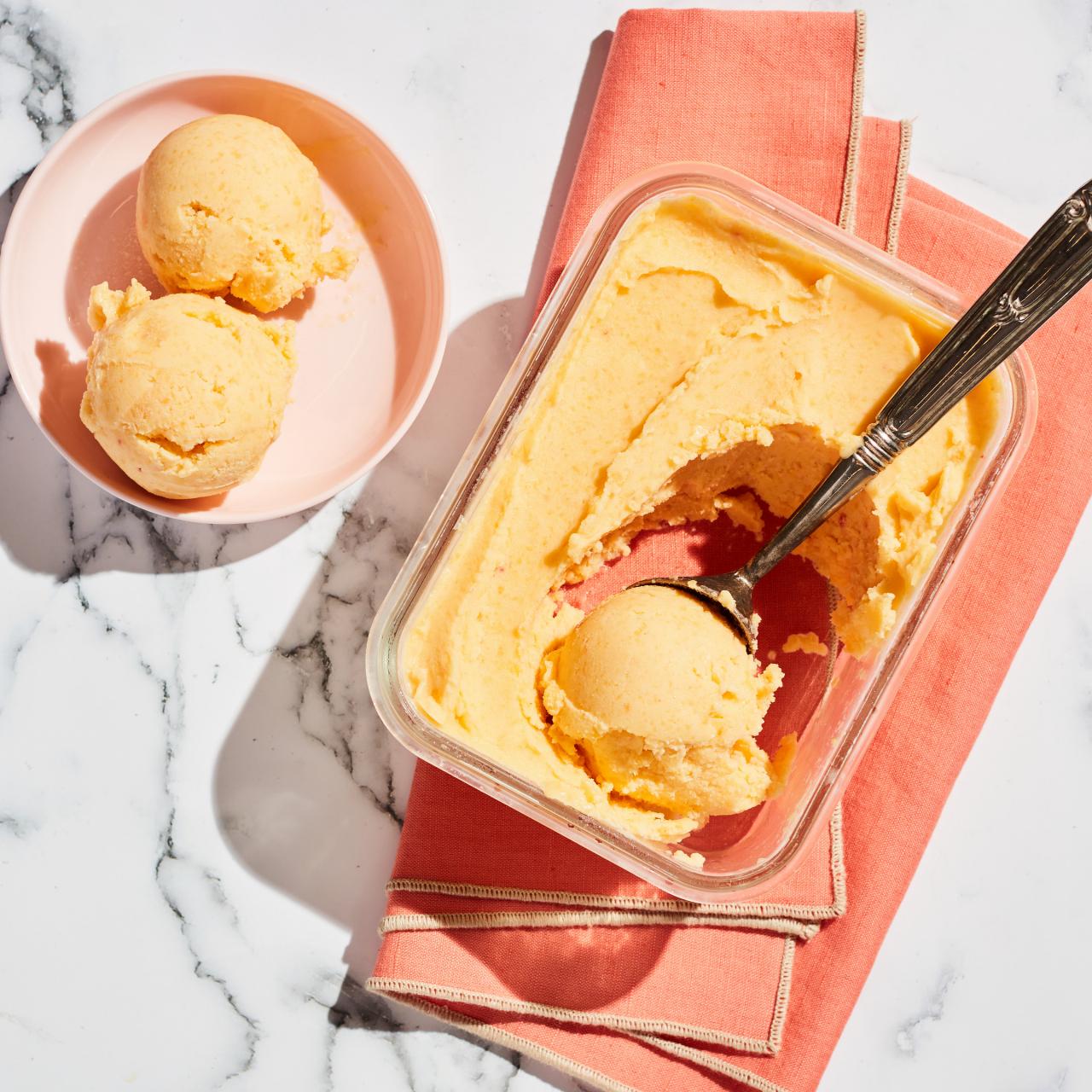 No-Churn Peaches and Cream Ice Cream Recipe