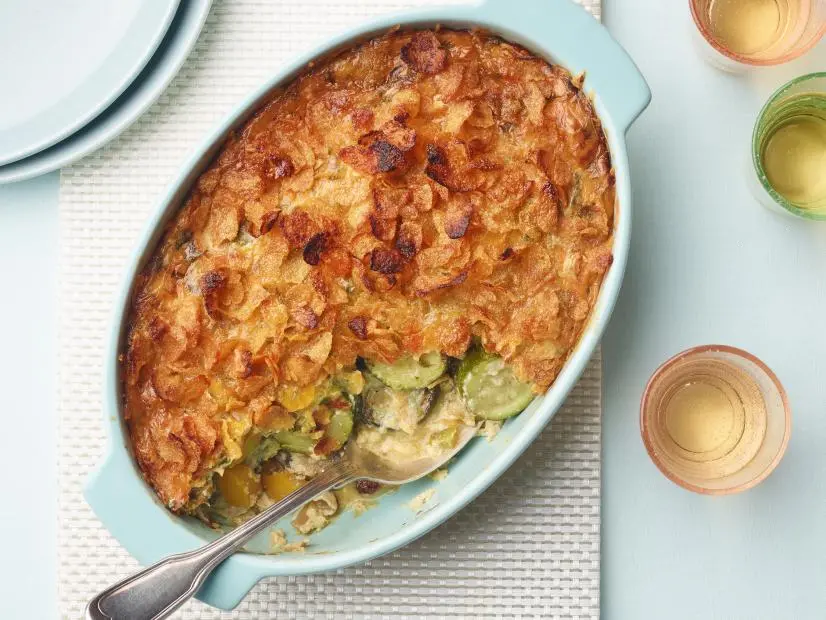 Food Network Kitchen’s Zucchini Casserole, as seen on Food Network.