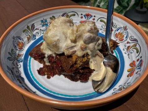 Sunny's Easy Raspberry Brookie Pie