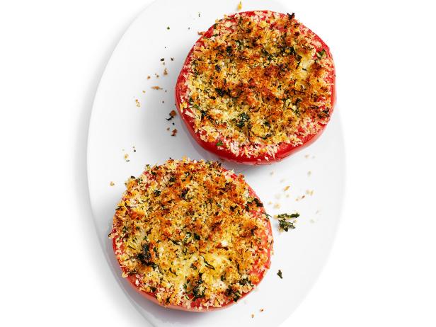 Baked Tomatoes with Goat Cheese image