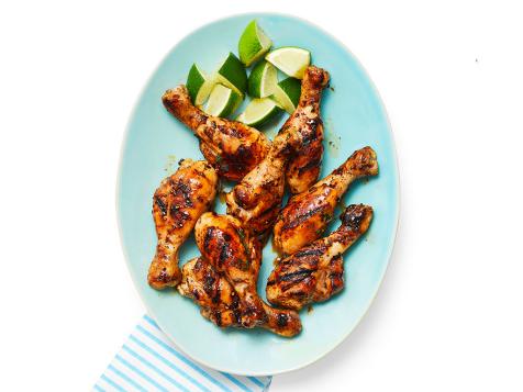 Grilled Jerk Chicken Drumsticks