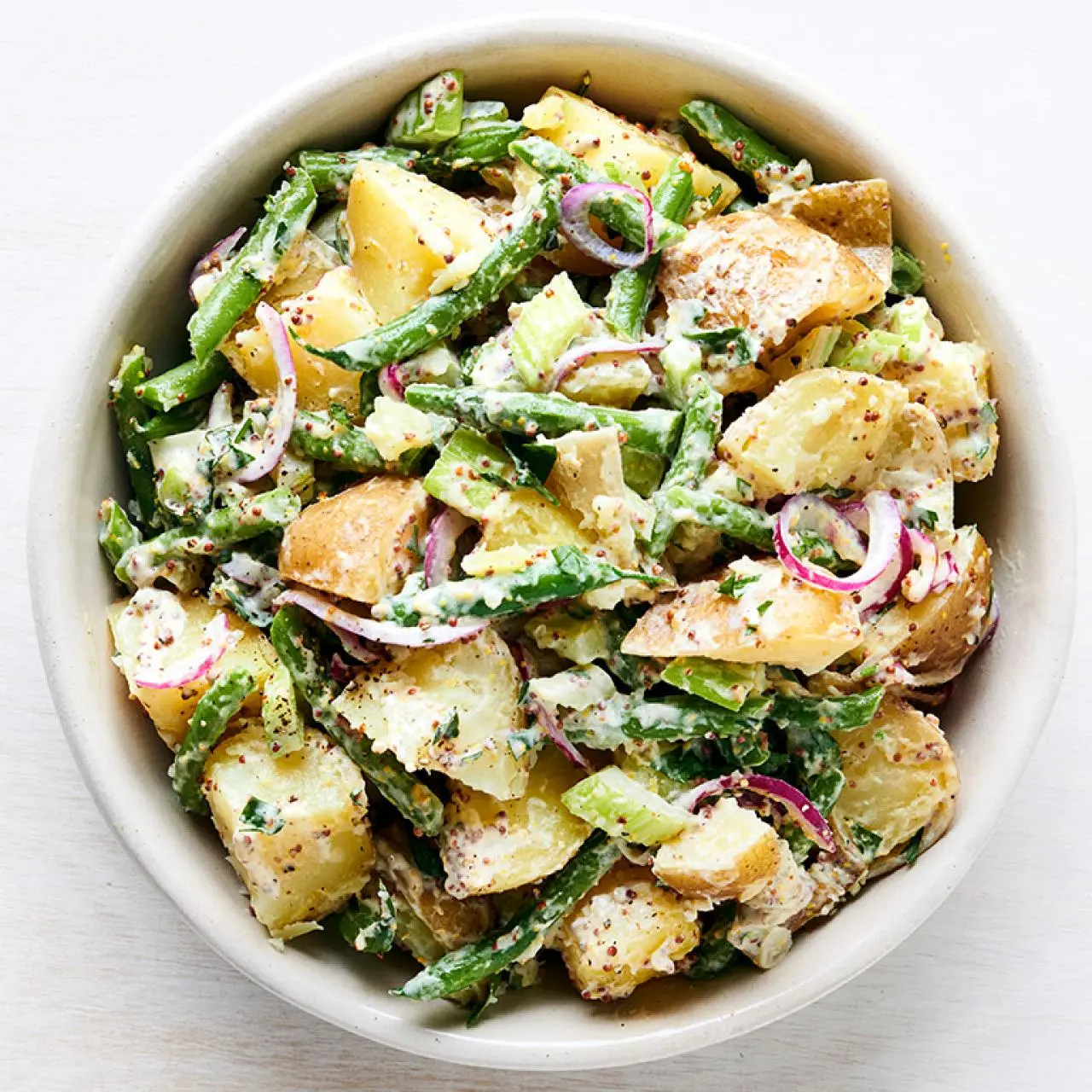 Potato Salad with Green Beans