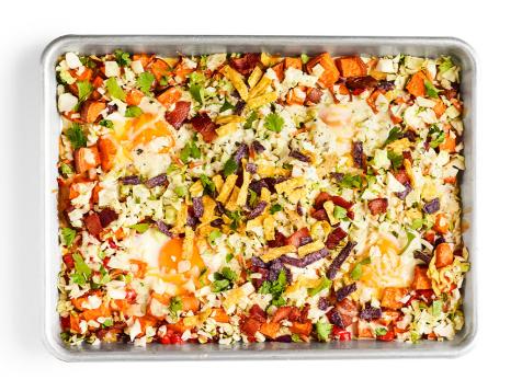 Southwestern Sweet Potato Hash with Eggs