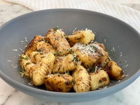 The New Gnocchi with Butter Thyme Sauce