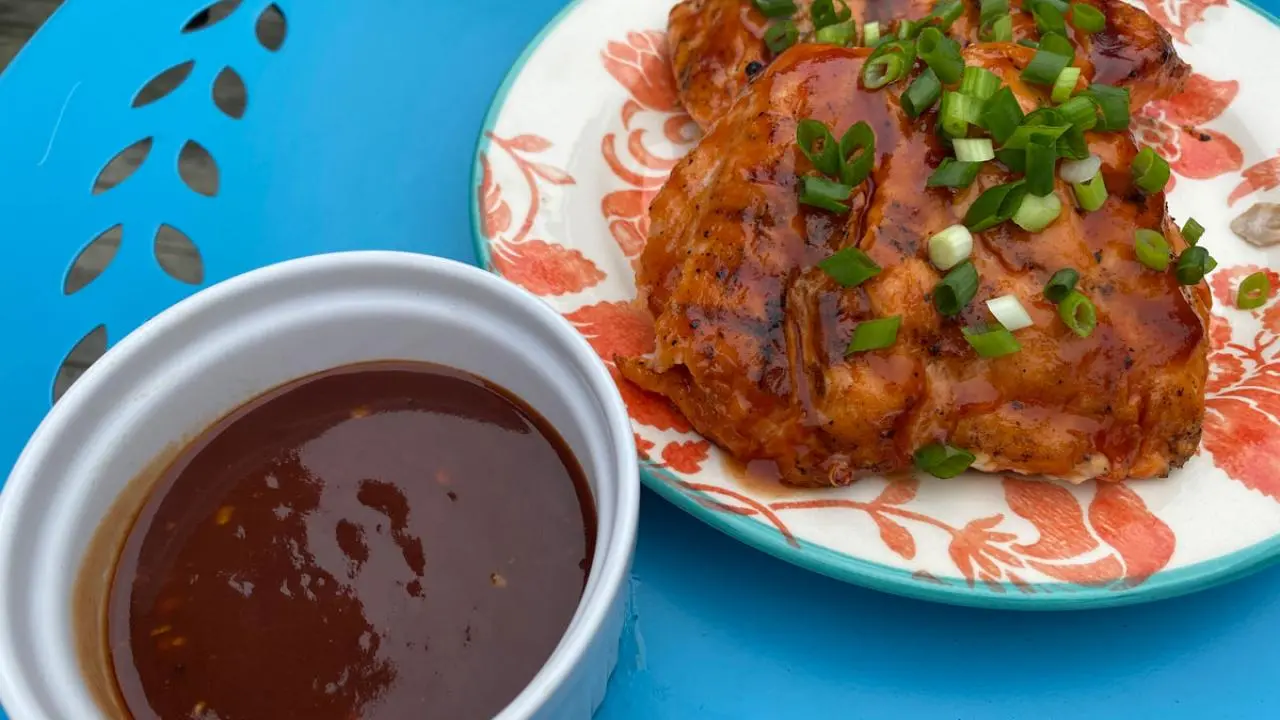 Spicy Pineapple BBQ Salmon