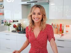 Chef Giada De Laurentiis enjoys time cooking at home with her family as seen on Giada At Home 2.0.