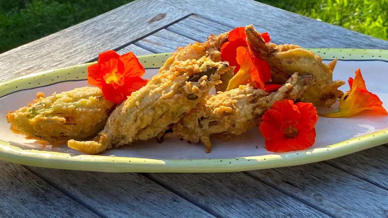 Michael's Stuffed Squash Blossoms