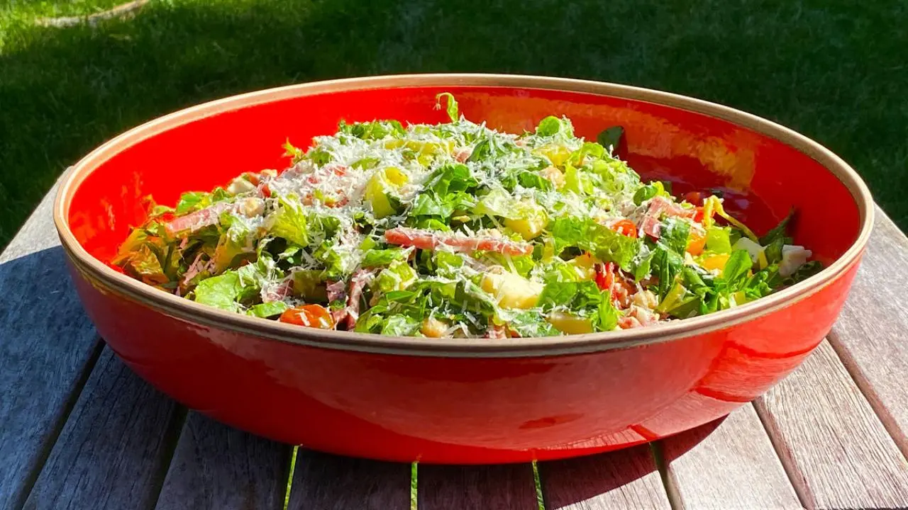 Antipasti Salad with Campfire Dressing