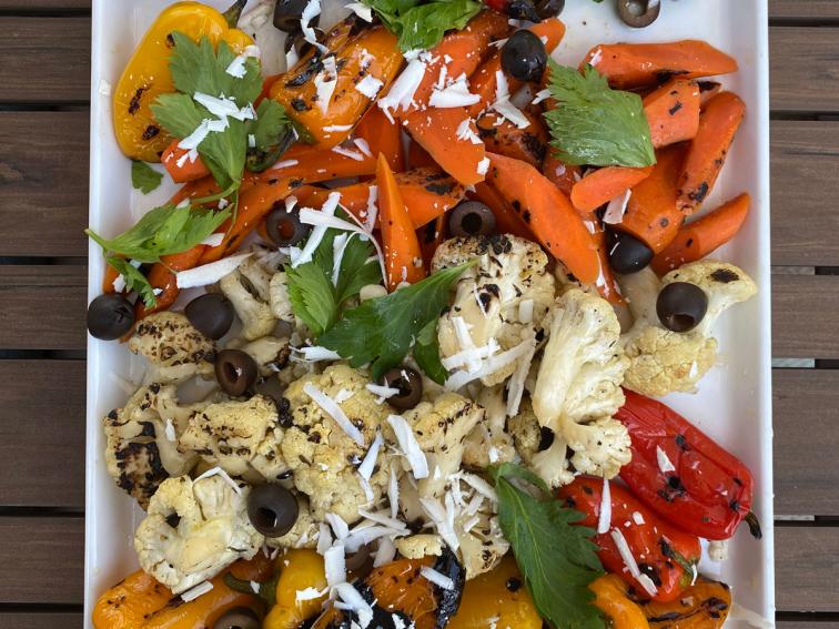 Grilled Giardiniera Salad Recipe | Jeff Mauro | Food Network