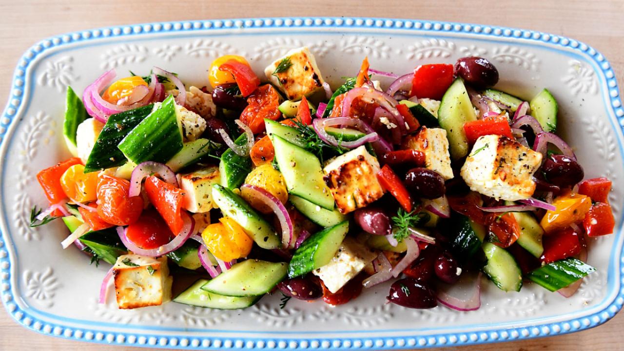 Roasted Greek Salad