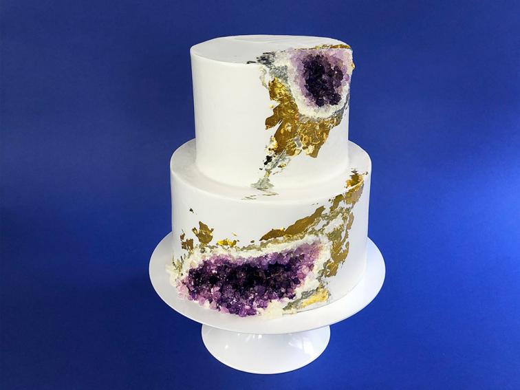 Geode Cake Recipe | Food Network