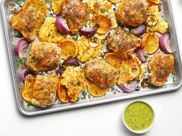 Sheet Pan Mojo Chicken and Plantains Recipe | Food Network Kitchen ...