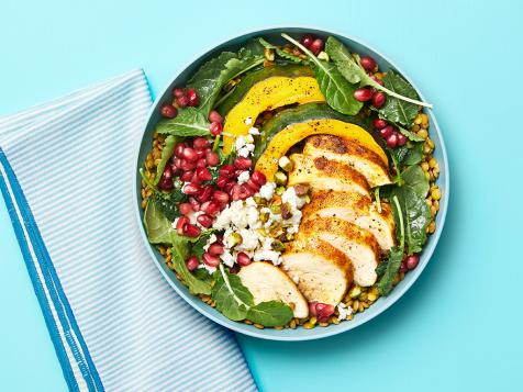 Spiced Chicken and Kale Bowls