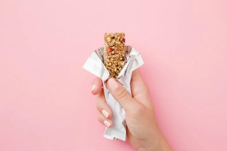 NJ based dietitian <a target="_blank" href="http://erinpalinski.com/">Erin Palinski-Wade, RD, CDE</a> author of Belly Fat Diet for Dummies says that her family relies on nutrition bars for quick and easy snacks and meals so we are always stocking up. A few filling, nutritious options Palinski-Wade recommends includes <a target="_blank" href="https://www.kindsnacks.com/nut-bars/nuts-spices-mixed-case-M26185.html">KIND Nuts & Spices bars</a> with only 5 grams of sugar or less per bar, <a target="_blank" href="https://ucan.co/product/salted-peanut-butter-energy-bar">UCAN Salted Peanut Butter Energy Bars</a> for long term energy and appetite regulation thanks to their patented, low glycemic SuperStarch carbohydrate that are digested slowly to help sustain blood sugar levels while providing steady energy, <a target="_blank" href="https://www.clifbar.com/clif-kid">Clif Kid Zbar</a> with 11 grams of whole grains per serving along with unsaturated fat and fiber to help keep kids (and adults) feeling satisfied, and <a target="_blank" href="https://www.rxbar.com/shop/rx-layers-chocolate-almond-box-12.html">Chocolate Almond RX Protein Bars</a> made from whole food ingredients and packed full of healthy fats, protein, and fiber with only 3 grams of added sugar. 
