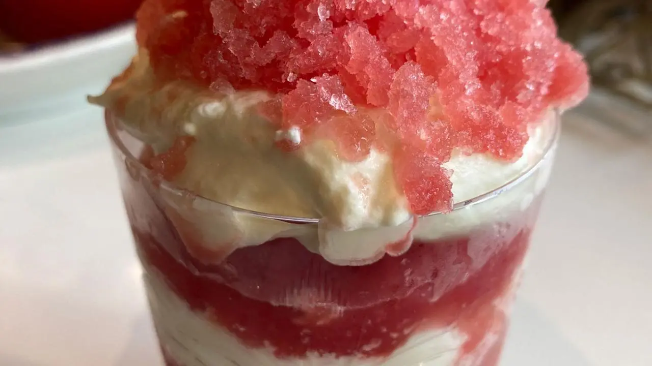 Watermelon Granita Parfait