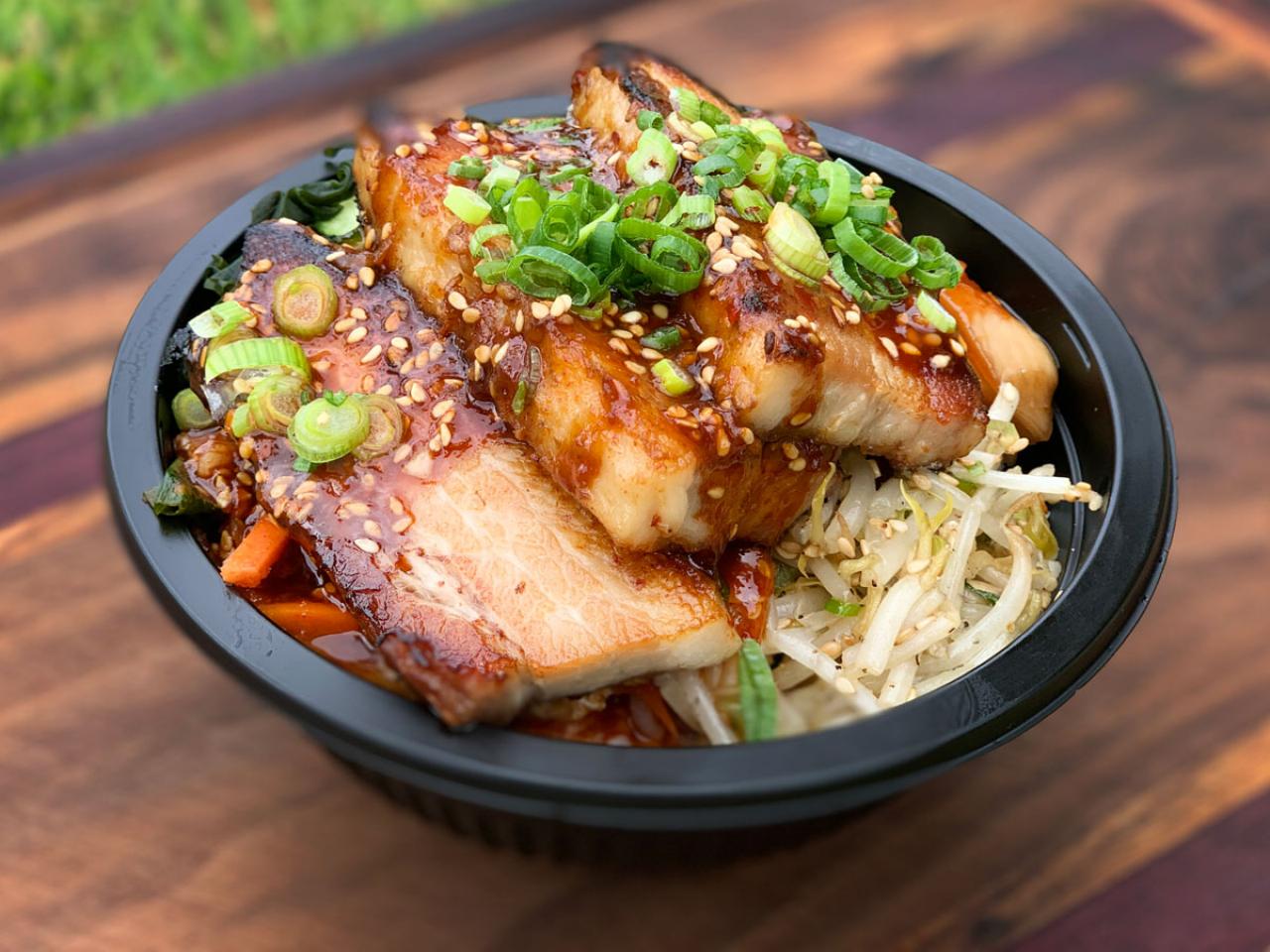 The Seoul Bowl Crispy Korean Pork Belly Bowl with House-Made