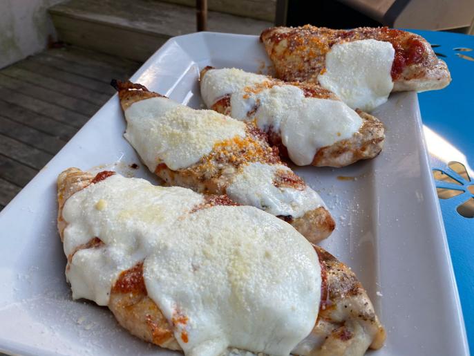 Grilled Chicken Parmesan Recipe Katie Lee Biegel Food Network