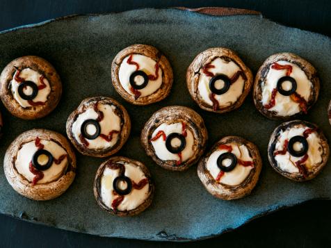 Stuffed Mushroom Eyeballs