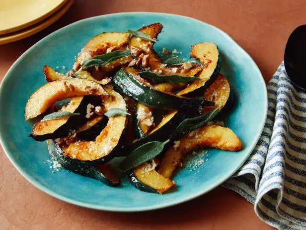 Air Fryer Acorn Squash with Brown Butter