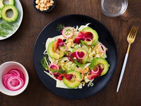 Beet-Cured Salmon Breakfast Salad