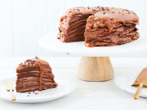 Devil's Food Crepe Cake