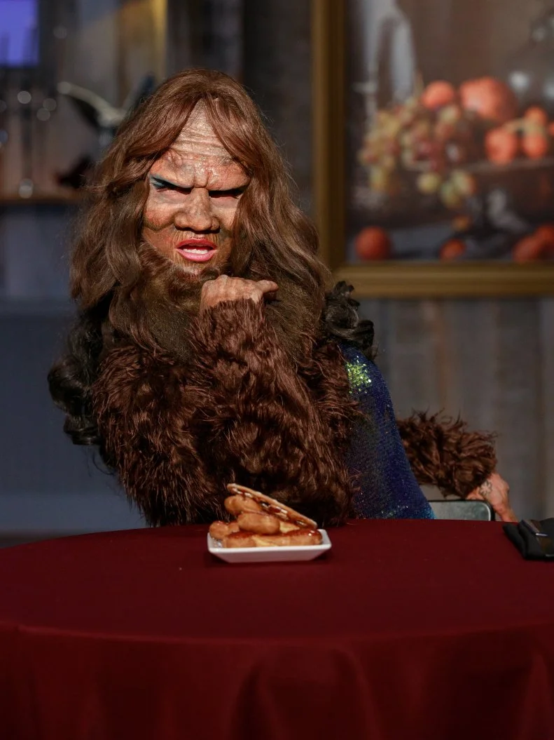 Guest Judge Stephanie Boswell, as seen on Halloween Baking Championship, Season 6.