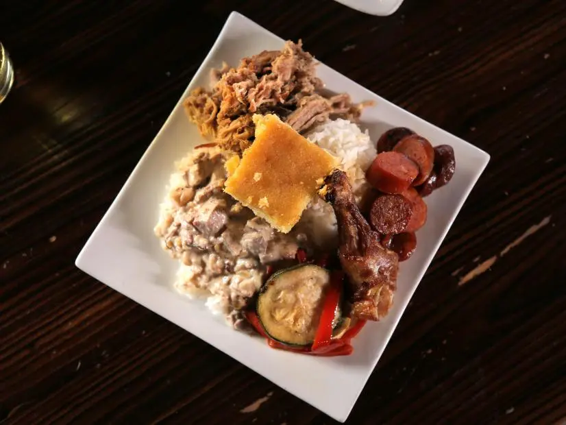The Wednesday Platter as Served at The Park's Finest in Los Angeles, California, as seen on DDD Nation, special.