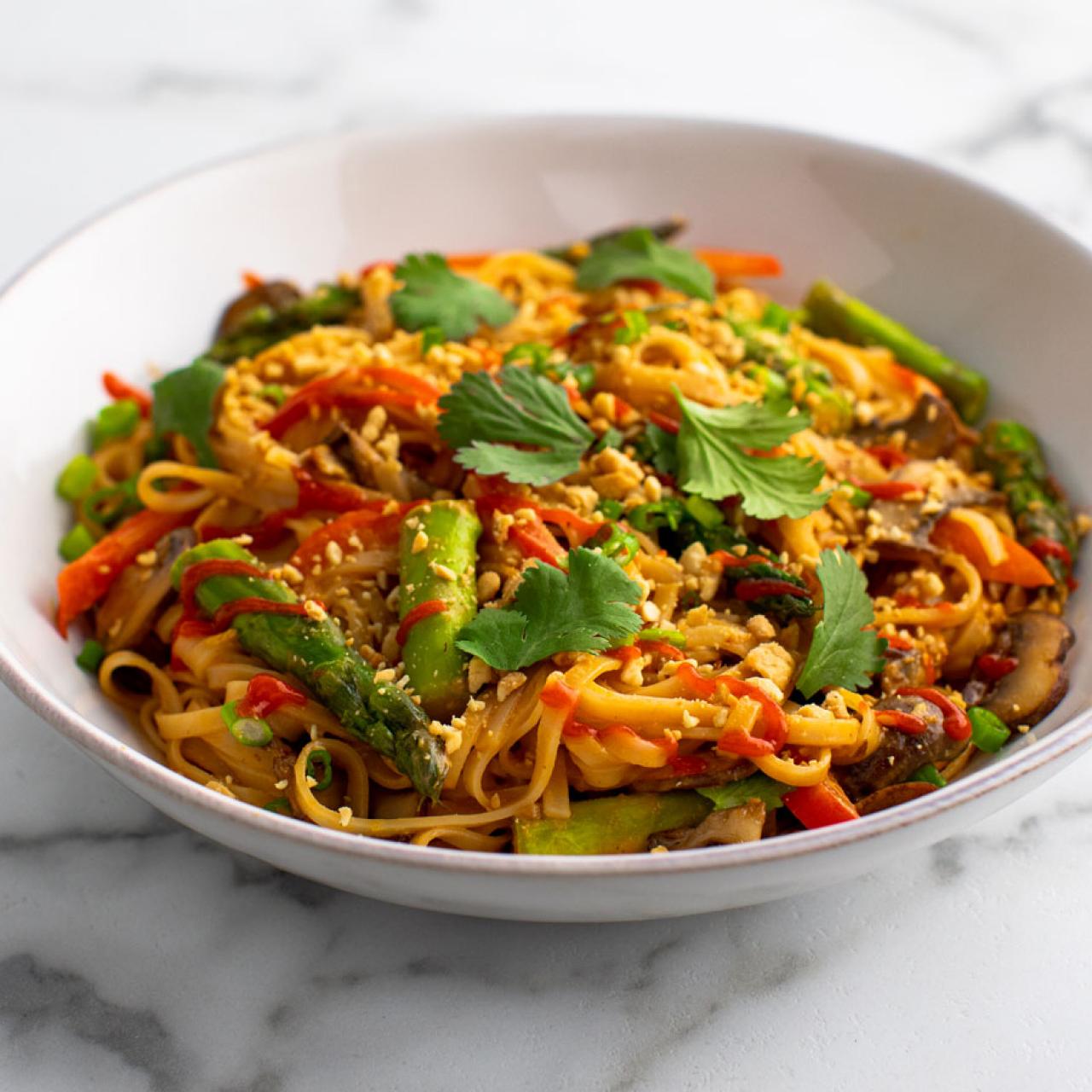 Healthy Chicken Pad Thai Recipe - What Molly Made