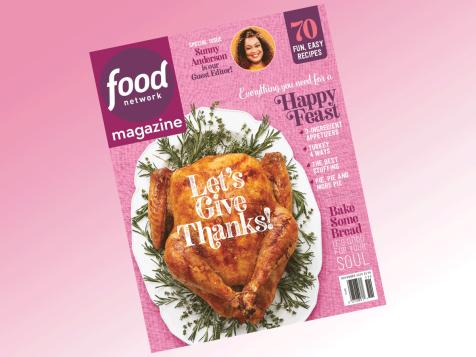 Food Network Magazine: November 2020 Recipe Index