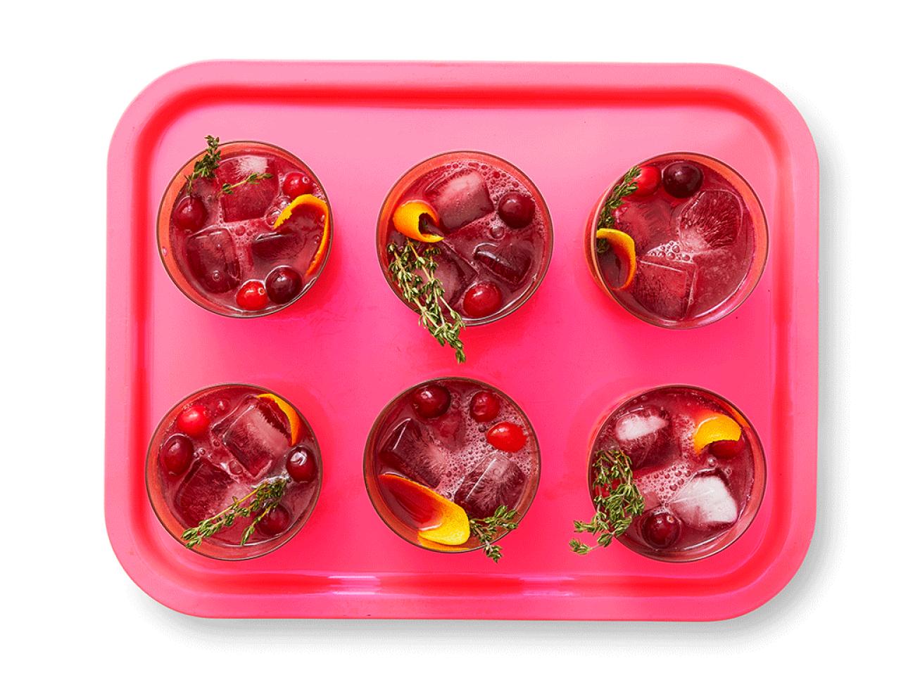 Cranberry gin fizz recipe