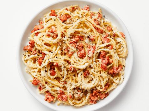 Spaghetti with Pancetta and Ricotta