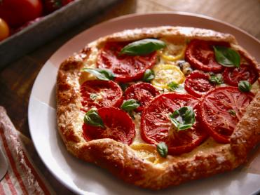 Tomato and Mozzarella Tart Recipe | Molly Yeh | Food Network