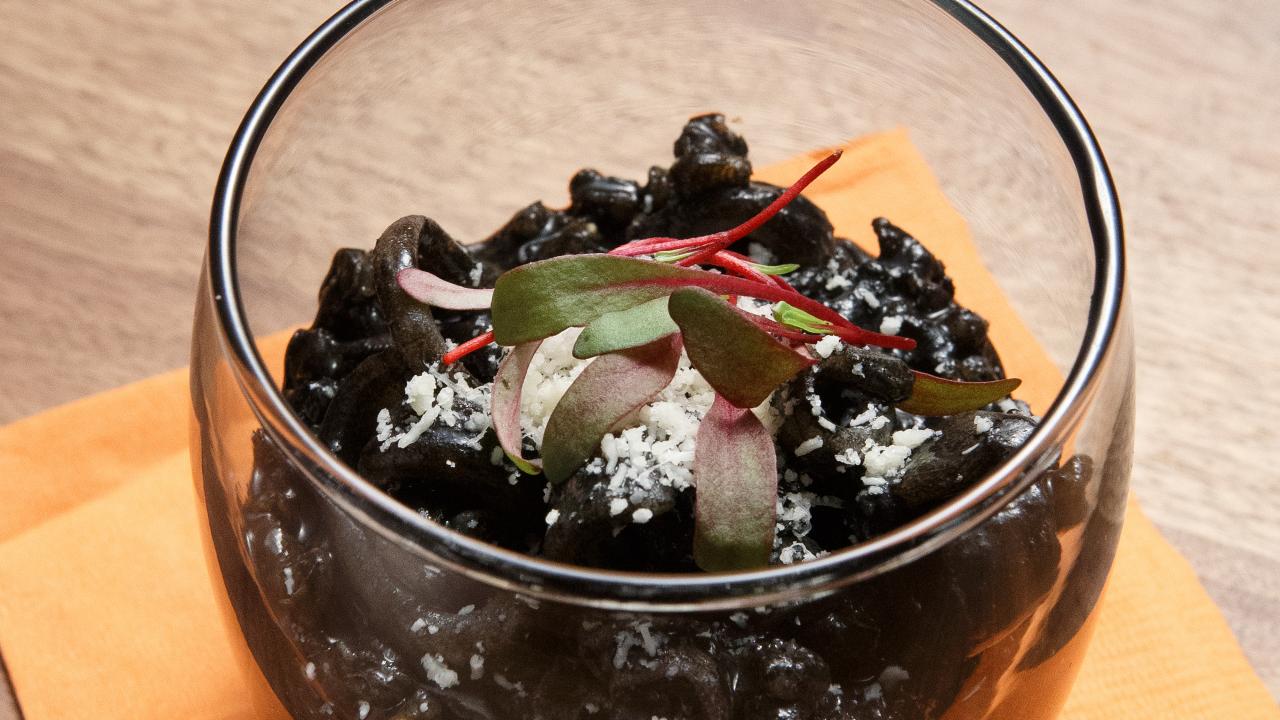 Squid Ink Risotto - Learn How To Make Cuttlfish Ink Or Squid Ink Risotto