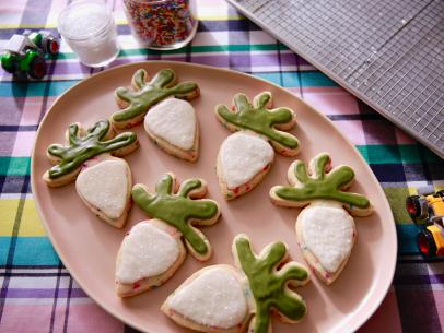 Food Beauty of Molly Yeh's Sugar Beet Sugar Cookies ,as seen on Girl Meets Farm, Season 6.